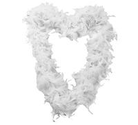 I Love Fancy Dress Ltd Guirlande de plumes pour sapin de Noël Guirlande de Noël blanche de 180 cm. Décorations de sapin de Noël blanches. Guirlande de sapin de Noël blanche. Lot de 6.