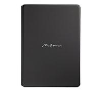 I Love Menu Porte Menu toscane, PVC, format A4, 6 + 2 inserts,noir, 31.3 x 22.6 x 3 cm
