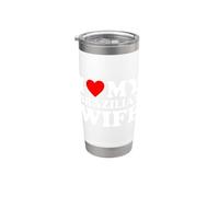I Love My Brazilian Wife Gobelet isotherme en acier inoxydable double paroi
