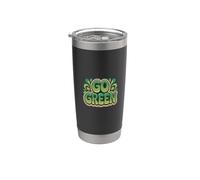I Love Our Planet Eco Go Green - Eco Warrior Statement Gobelet isotherme en acier inoxydable double paroi