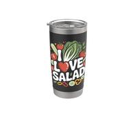 I Love Salad Légumes Frais Fun Gobelet isotherme en acier inoxydable double paroi