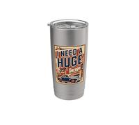 I Need A Huge Garage - Mécanicien amusant - Pour homme Gobelet isotherme en acier inoxydable double paroi