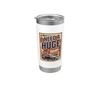 I Need A Huge Garage - Mécanicien amusant - Pour homme Gobelet isotherme en acier inoxydable double paroi