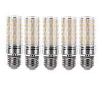I-SHUNFA Ampoules LED E27 de Maïs Blanc Chaud 3000K,7W 1000 LM,Lot de 5 | Équivalent 100W Halogène,AC100-265V Non Dimmable,Pas de Scintillement,Petites Ampoule à Vis Edison