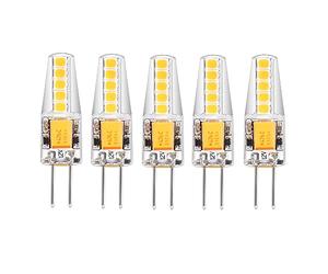 I-SHUNFA Lot de 5 Ampoules LED G4 Blanc Naturel 4000K 3W 200LM AC/DC 12V | Remplacement 20W Halogène Pas de Variateur Pas de Scintillement Ampoule à Culot à Broches