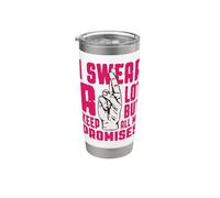 I Swear A Lots But Keep All My Promises Gobelet isotherme en acier inoxydable double paroi