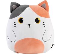 I-TOTAL ® - Coussin décoratif pour enfants/séjour, Coussin en tissu moelleux en forme de chat