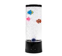 I-TOTAL - Lámpara Volcano con peces redonda 30 cm