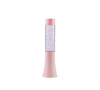 I-TOTAL® - Lampe à lave LED petite, effet Glitter change de couleur, lampe de lave colorée (Rose Pastel) - 33,5 cm