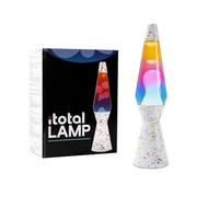 I-TOTAL® - Lampe à Lave Spaceship - Effet Bulles Hypnotisant, Design Rétro et Moderne, Lampe Décorative Colorée avec Cire en Mouvement (BUBBLES)