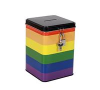 I-TOTAL® - Tirelire drôle avec Cadenas et clés/Porte-Monnaie en métal avec Fermeture (Love is Love)