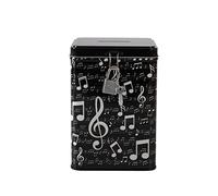 I-TOTAL® - Tirelire drôle avec Cadenas et clés/Porte-Monnaie en métal avec Fermeture (Music)