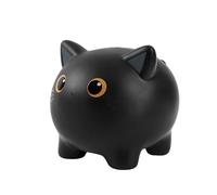 itotal Tirelire Chat Noir (XL2499) Plastique décoratif