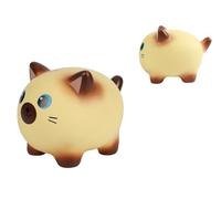 I-TOTAL® - Tirelire drôle décoratif/Porte-Monnaie en Plastique (Siamese Cat)