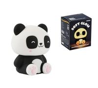 I-TOTAL® - Veilleuse LED en Silicone Rechargeable USB-C - 9 Couleurs, Lampe de Nuit pour Chambre Bébé et Enfant, Douce et Portable (PANDASTIC)