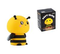 I-TOTAL® - Veilleuse LED en Silicone Rechargeable USB-C - 9 Couleurs, Lampe de Nuit pour Chambre Bébé et Enfant, Douce et Portable (BEE)