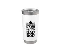 I Work Hard For This Dad Bod Gobelet isotherme en acier inoxydable double paroi
