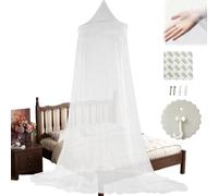 IATAHI Moustiquaire de Lit,Moustiquaire,Moustiquaire Ciel de Lit,Moustiquaire à Mailles Fines,Grande Moustiquaire de Lit Prévenir Moustiques,Moustiquaires de Lit Bébé,Lit Simple,Lit Double