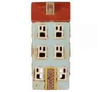 IB Laursen Maison f/bougie chauffe-plat Nyhavn cadre de porte jaune, B : 8 H : 20 L : 9