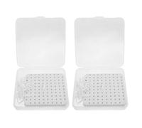 ibasenice 1 jeu de plaques réfractaires pour four de cuisson, clous de support en céramique multi-trous pour four - Tapis de support résistant aux hautes températures pour potiers amateurs.