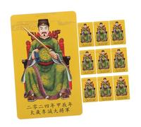 ibasenice 10 Pièces Amulette Chinoise Taisui Carte De Protection Simple pour Poche Sac Lot D'amulettes Feng Shui