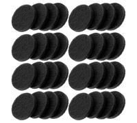 ibasenice 100 Coussins Diffuseurs D'aromathérapie en Coton Noir Léger et Agréable, Recharge pour Médaillon Parfumé et Diffuseur D'huile Essentielle