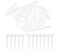 ibasenice 100 Pièces Support Tube pour Fleurs Coupées en Plastique Réutilisable Ouverture Supérieure, Accessoire pour Bouquets et Compositions de Fleurs