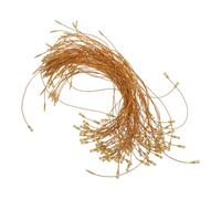 ibasenice 1000 Pièces Crochets Décoratifs pour Sapin de Noël Argenté, | Cordon Prédécoupé Système à Pression, Plastique et Corde, pour Boules et Arbres Festifs