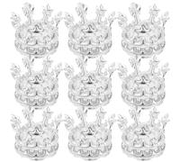 ibasenice 10pièces Couronne Ballon Inflatable pour Anniversaire Décoration de Fête Bandeau Joyeux Anniversaire Accessoires Photo pour Garçon Fille et Adultes avec Design de Couronne Élégant