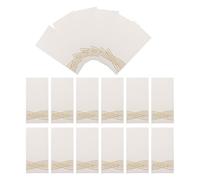 ibasenice 25 Pièces Lot de Serviettes Papier Jetables Dorées à Motif Ondulé Absorbantes et Décoratives pour Réception Mariage Restaurant et Fête