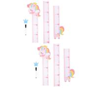 ibasenice 2ensembles Autocollant Mural Pour Mesurer La Hauteur Des Garçon Fille Toise Décorative Avec Design Animaux Amovible Et Étanche Pour Chambre Garçon Fille Et Espaces Ludiques