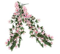 ibasenice 2pièces Fleurs De Artificielles Suspendues Décorations Murales Pour Mariage Et Fête Plantes De De Simulation Faciles à Nettoyer