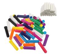 ibasenice 30 Pièces D'huiles Essentielles Tube Vide avec Mèche Coton, Plastique, Réutilisable, Coloré, Lot de Tubes pour DIY et Nez Bouché Adulte Couleur Aléatoire