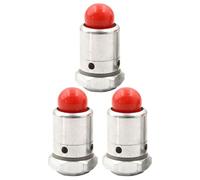 ibasenice 3pièces Soupapes de Sécurité pour Autocuiseur de Valves de Décompression Métal Robuste Soupape à Flotteur Résistante Pression pour Cocotte