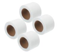 ibasenice 4 Pièces Bande à Joints pour Plaques de Plâtre en Fibre de Verre Autocollante 4,5cm X 30m, Blanc, 4 Rouleaux, pour Plaques de Plâtre et Cloisons Sèches, Réparation de Fissures
