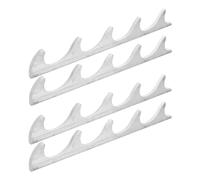ibasenice 4 Pièces Support de Positionnement de Chaise Longue 5 Positions | Connexion à Denture Intégrée, Installation Facile, Compatibilité, Stabilisation Renforcée, Support Robuste
