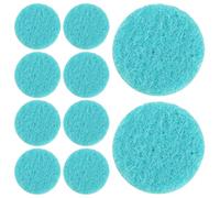 ibasenice 50 Pastilles Rondes en Cellucotton pour Diffuseur D'aromathérapie, Absorbant, Adaptées pour Pendentif de 25 Mm, DIY, Recharge pour Bracelet Diffuseur Huiles Essentielles