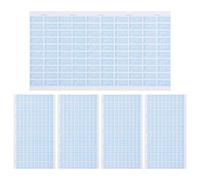 ibasenice 500 Pièces Autocollants de Sécurité Inviolables Bleus en Papier, par Feuille, Tamper Evident pour Appareils Électroniques, pour Stockage et Transport