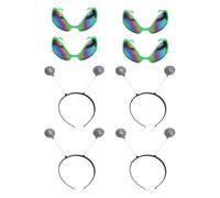 ibasenice 8 Pièces Lunettes Amusantes de Fête en Plastique Bandeau, Décoration Cartoon pour Garçon et Filles et Adultes, Accessoires pour Holiday et Costume Party