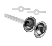 ibasenice Accessoires Kit de 4 Tubes de Remplissage en Acier Inoxydable Faciles à Nettoyer Bords Arrondis pour Hachoir à Viande pour Fabrication de Saucisses Maison