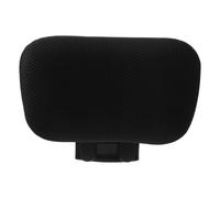 ibasenice Appui-tête pour Chaise de Bureau Réglable, Rehausse 4cm Noir | Installation sans Perçage, Dossier 1 à 1,9cm, Plastique et Tissu, pour Bureau à Domicile