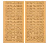 ibasenice Autocollants Tirelire D'Épargne Chiffres Numérotés 10000 Euros Challenge Stickers Diy Pour Suivi Étiquette Boîte À Économies 13.80X8.80 Cm Décoration Maison Enfants
