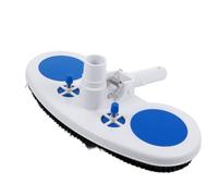ibasenice Balai pour Piscine en Plastique Bleu de 13 Pouces Brosse Aspirante Piscine Pratique et Fine en Camping