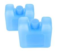 ibasenice Blocs Réfrigérants Réutilisables pour Glacières, Pack de Congélation 2pcs en PE Bleu, Faciles à Transporter Stocker, pour Lunchbox et Sandales Femme