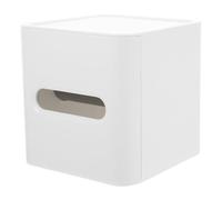 ibasenice Boîte à Mouchoirs Carrée Étui à Papier Toilette en Rouleau, Usage Multifonction pour Salon et Bureau, Matériau Plastique Solide