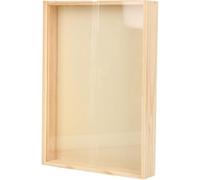 ibasenice Boîte de Rangement Vintage Bois pour Spécimens Insectes Vitrine Transparente avec Couvercle Étui Multifonction pour Collection et Décoration Murale