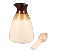 ibasenice Bouteille de Parfum Vaporisateur Chic en Céramique Blanche Compacte et Pratique pour Stockage D'essences et Huiles Essentielles pour Voyage