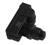 ibasenice Bouton D'allumage du Gril Électrique, Bouton Poussoir D'allumage pour Barbecue Électrique, Noir, Plastique et Métal, Trou de Fixation 22mm, 2 Bornes, 1 Pile AA, pour Four et Gril