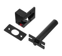 ibasenice Chaîne Antivol de Porte en Acier Inoxydable Noire Design Caché et Résistance à L'usure, Serrure de Sécurité pour Appartement et Hôtel