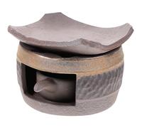 ibasenice Chauffe-théière en Céramique Portable pour Bureau, Réchaud Rétro Exquis pour Théière, pour Thé de L'après-midi et Décoration Maison